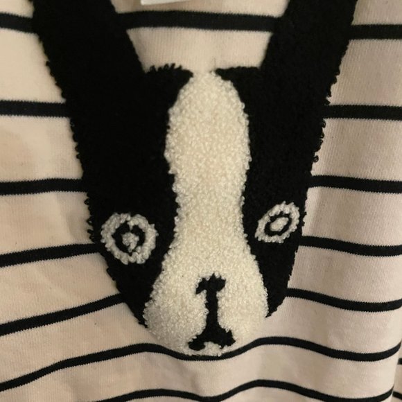 Banana Republic French Bulldog Adorned Crew - Picture 2 of 4